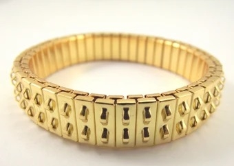 Cha Cha Expansion Bracelet Blank 2 ROW GOLD