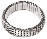 Cha Cha Expansion Bracelet Blank 3 ROW SILVER